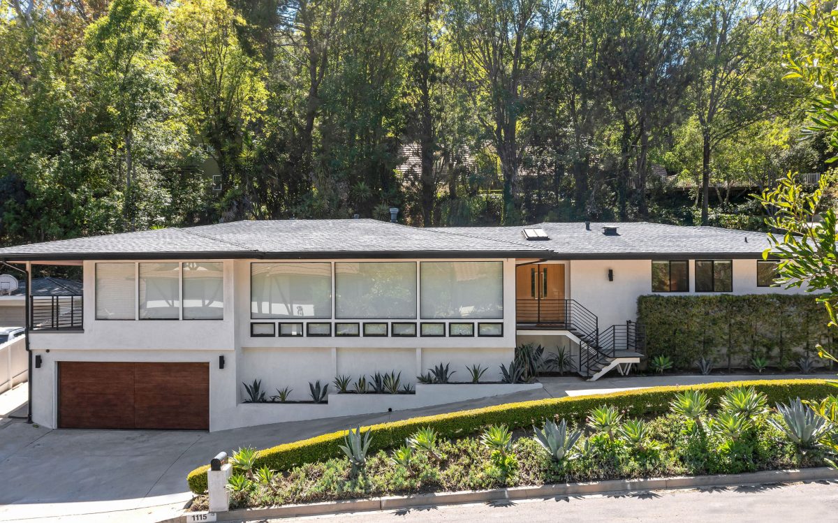 Remodeled Mid-Century in Brentwood Hills 1115 N. Norman Place, LA CA 90049